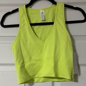 Reflex Bright Yellow Ribbed Top BNWT